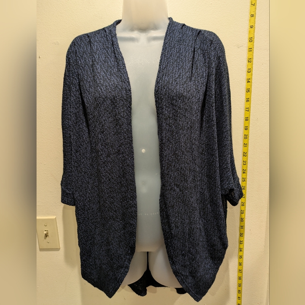 Painted Threads Midnight Blue Cardigan Size Small